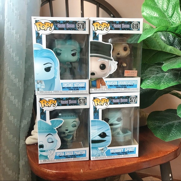 Haunted Mansion Funko Pop Set #576 #577 #578 #619